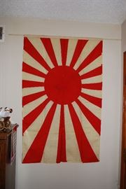 WWII Japanese Imperial Navy Flag - Measures 33" x 52" Really Nice Relic