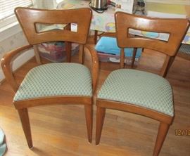 Heywood Wakefield 6 chairs and table