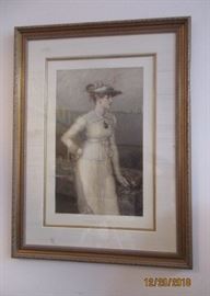 portrait vintage engraving