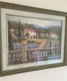 large framed print