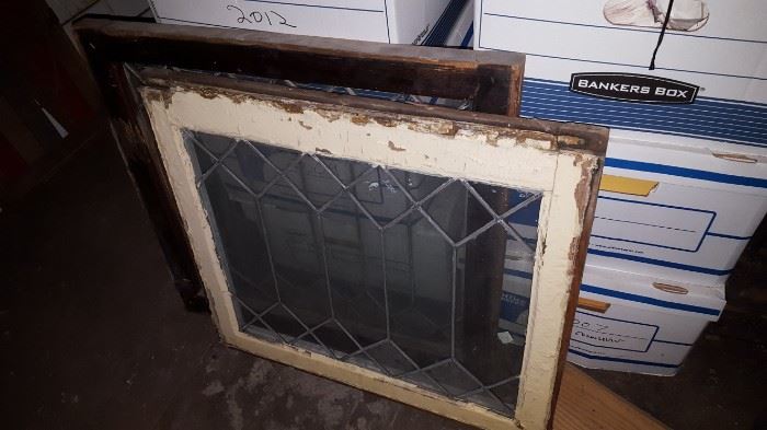 Vintage Leaded Glass Windows