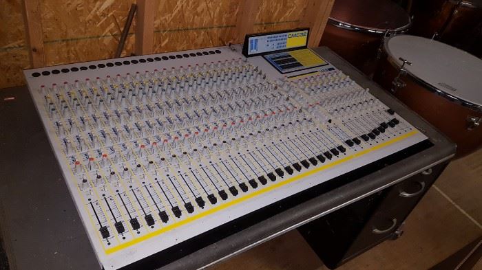 Old School Studio Soundboard Mixer
