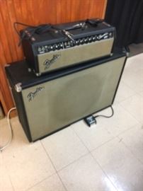 1960s Fender showman  guitar amplifier. $2300