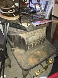 Several Antique Wood Stoves