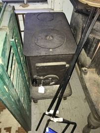 Several Antique Wood Stoves