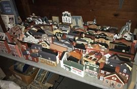 Cut Out Wooden Houses and Buildings