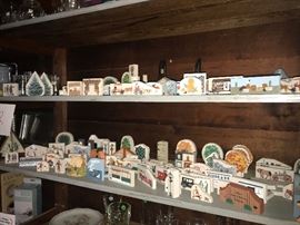 Cut Out Wooden Houses and Buildings