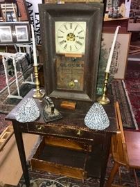 Antique Clock / Table 