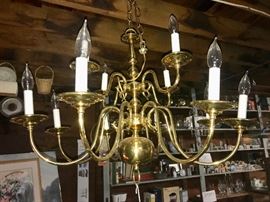 Brass Chandelier