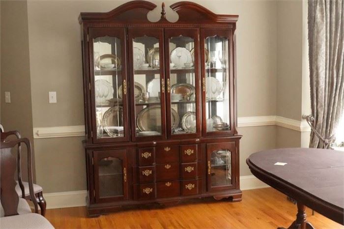 25. Provincial Style China Cabinet