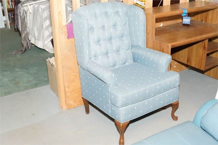 64. Vintage Wingback Chair