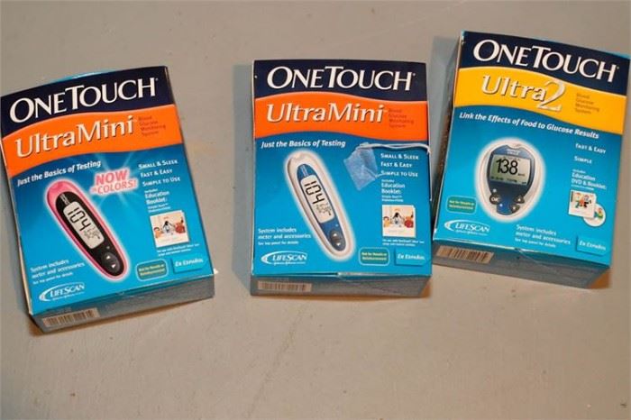 84. Lot of Three 3 Assorted One Touch Mini