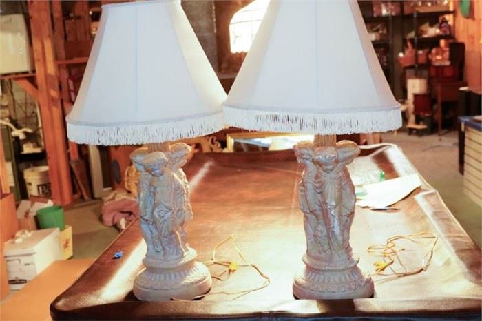 100. Pair of Classical Style Lamps