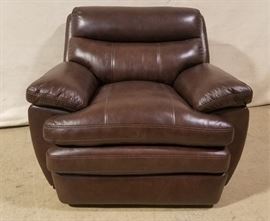 Leather Italia tobacco chair