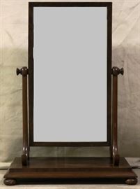 Early tall shaving mirror