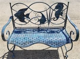 Sea life bench