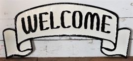 Welcome sign