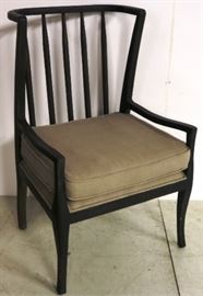 Guildmaster ebonized arm chair