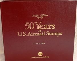 50 Years US airmail stamps