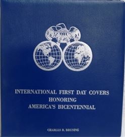 Bicentennial first day cover stamps