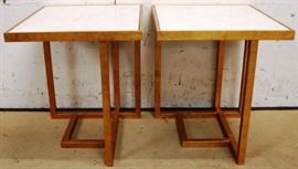 Modern History marble top tables