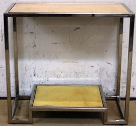 Modern history vellum table