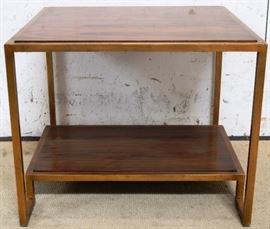 Modern History end table
