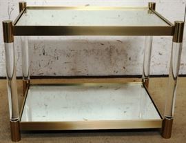 Modern history acrylic table