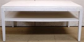 Accents Beyond white coffee table