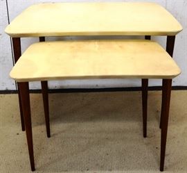 Modern History vellum stacking tables