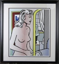 Nude Girl in Apartment giclee by Lichtenstein