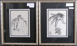 1944 Illustration from Fantastic Memories by Dali