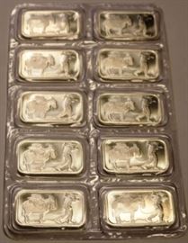 1 Ounce silver bars