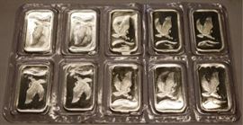 1 Ounce silver bars