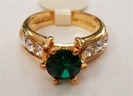 Size 6 gold over sterling ring