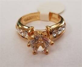 Size 6 gold over sterling ring