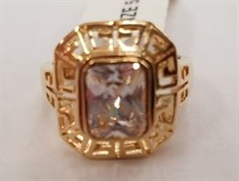 Size 5 gold over sterling ring