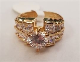 Size 6 gold over sterling ring