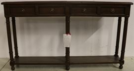 marble top console
