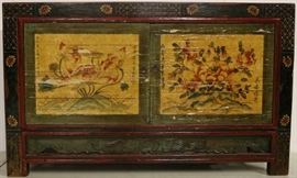oriental painted console