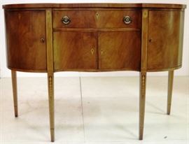 Bellflower & rosette inlaid buffet