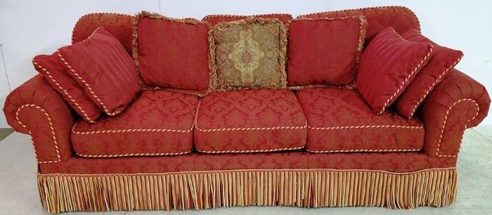 Beautifully upholstered designer sofa