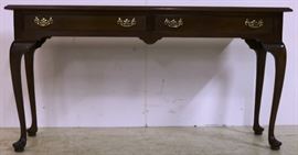 Stickley mahogany sofa table