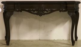 French folding top hall table