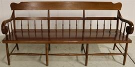 Lovely triple wooden bench