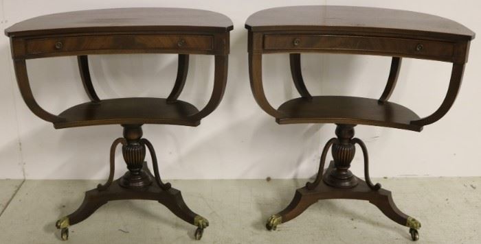 Very unusual pair Regency tables