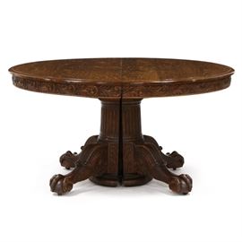 Horner heavily carved dining table