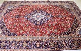 x 12.6 Kashan rug