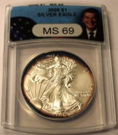 2006  MS69 Silver Eagle 