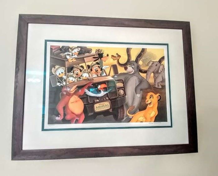 Disney's Animal Kingdom framed art